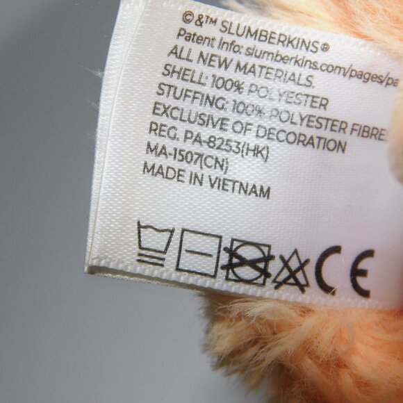 Slumberkins Mini Orange Peach Jellyfish Plush Stuffed Toy - Picture 6 of 6